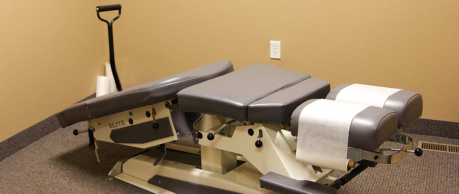 Flexion Distraction Table used by Chiropractors - header